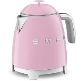 Smeg KLF05PKEU Hervidor de Agua Mini 0.8 L 1400 W Rosa Acero Inoxidable Indicador de Nivel de Agua Filtrado Apagado Automático
