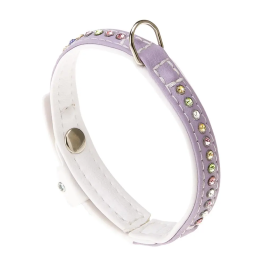 Ferplast Collar Lux C15 28 Lila Blanco para Perro Gato Ajustable 28 cm Precio: 12.50000059. SKU: B1GNFRCYQL