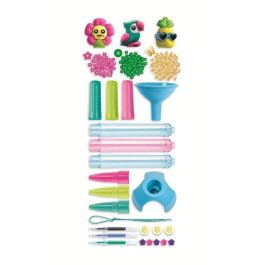 Clementoni CLE8005125187904 - Mini Taller 'Crea Tus Bolígrafos' con Tema Tropical - Set 3 Bolígrafos Personalizables - Niños +6 Años