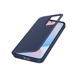 Samsung Funda Smart View Wallet Case para Galaxy S24 FE, Azul oscuro, 17 cm (6.7"), con Bolsillo para Tarjetas y Ventana Interactiva