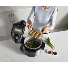 Ninja OL550EU Olla Eléctrica Multifunción 6L SmartLid Multi Cooker Foodi - 11 en 1, Cocina a Presión, Freidora de Aire