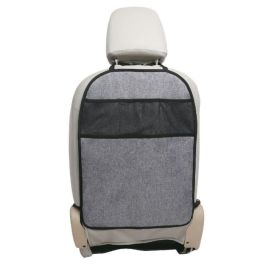 Tineo Protector de Asiento para Coche Niños - gran superficie, red almacenamiento, impermeable y fácil limpieza, fijación universal