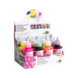 Liderpapel Purpurina Fantasia Colores Metalicos Surtidos Bote 60 gr