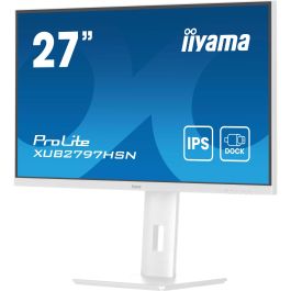 Iiyama ProLite XUB2797HSN-W2 Monitor 27" Full HD IPS, USB-C, LAN, DP-OUT, 300cd/m², Blanco