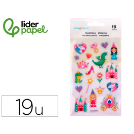 Imaginovo Pegatinas Magic Dreams Princesas PVC 190x105 mm en Blister Precio: 1.49999949. SKU: B1KB79YRVK