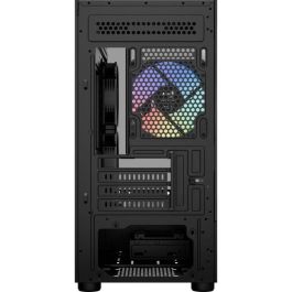 Aerocool AER4711099477333 Caja PC Minitorre M-ATX Cristal Templado F-RGB Negro