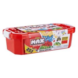 Zuru Max Build Caja Construcción Ladrillos 253 Piezas c/ Almacenamiento - Compatible Otras Marcas, Edad +3, 18x39x12cm