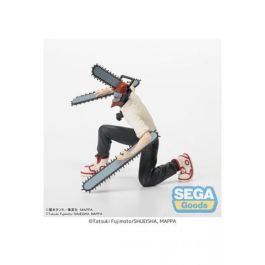 Sega Pm Figura Coleccionable Chainsaw Man 13 cm de PVC Resistente Diseño Perchering para Estantería Anime Detallada Sega Pm Figura Coleccionable Chainsaw Man 13 cm de PVC Resistente Diseño Perchering para Estantería Anime Detallada