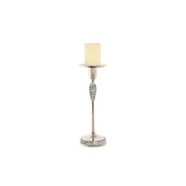 Portavela Tradicional DKD Home Decor Plateado 12 x 36 x 12 cm Portavela Tradicional DKD Home Decor Plateado 12 x 36 x 12 cm