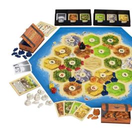 Juego catan ¡coloniza la isla de catan con astucia y estrategia! - modelos surtidos