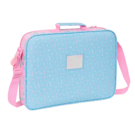 Cartera Escolar BlackFit8 Smile Rosa Azul claro 38 x 28 x 6 cm