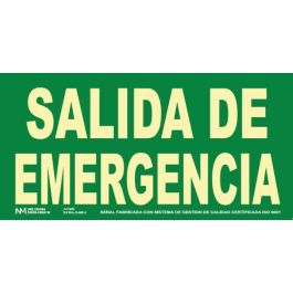 Archivo 2000 Señal Salida de Emergencia PVC 700 Micras Verde 320x160 mm Precio: 6.50000021. SKU: B1G4CNMMT4