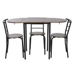 Mesa Basicos DKD Home Decor Negro Marron 55 x 78 x 121 cm Set de 5 Mesa Basicos DKD Home Decor Negro Marron 55 x 78 x 121 cm Set de 5