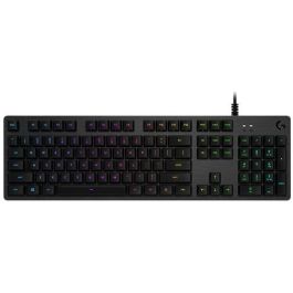 Logitech G G512 CARBON GX Brown Teclado Mecánico para Gaming RGB Carbono, Cableado, Diseño Completo Internacional de EE.UU. Precio: 162.59000021. SKU: B1ABML4MN6