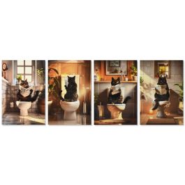 Cuadro Urban DKD Home Decor Naranja Negro 1.8 x 60 x 40 cm (8 Unidades) Precio: 96.8899998. SKU: B1D7E4W8MR
