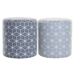 Reposapies Mediterraneo DKD Home Decor Azul Azul Celeste 31 x 33 x 31 cm (2 Unidades) Precio: 68.5899995. SKU: B1FMV2HHZE