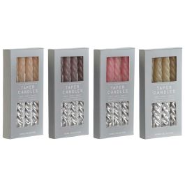 Velas DKD Home Decor Bicolor 2 x 2 x 18,5 cm (4 Piezas) (4 Unidades)
