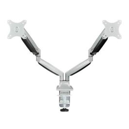 TooQ DB3132TNR-S Soporte de Mesa para 2 Pantallas de 13" a 32", Montaje Escritorio con Abrazadera o Tornillo, VESA 75x75-100x100, Carga 18kg, Aluminio Plata Precio: 102.50000024. SKU: S0212844