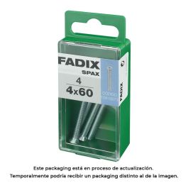 Caja de tornillos FADIX Rosca Métrica M4 x 60 mm Cabeza plana Precio: 1.49999949. SKU: S7913693