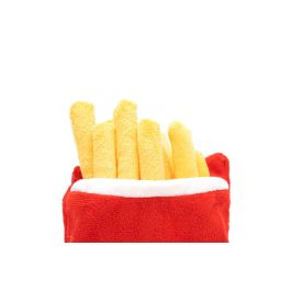 Gloria Gloriafries Dognut Frosty Peluche Mini para Perros, Patatas Fritas Rojo, con Squeaker, ideal Razas Pequeñas