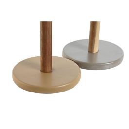 Portarrollos Basicos DKD Home Decor Gris Beige 15 x 31.5 x 15 cm (2 Unidades)
