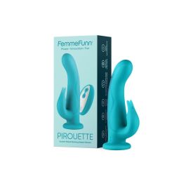 Vibrador Doble Estimulación FemmeFunn Pirouette Turquesa
