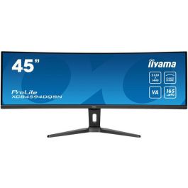 iiyama 45" DQHD, 5120x1440, 165Hz, VA, 1500R, 450cd/m², 3000:1, 80M:1, 0.8ms, 32:9, 178°/178°, 30-260kHz, 2 x 3W Audio, KVM, 2x HDMI 2.1, 1x DisplayPort 1.4, 3x USB 3.2Gen.1 Type-A, 1x USB 3.2 Gen.1 Type-C, RJ45, HDCP, 3.5mm Audio Out, Blue light reducer, Precio: 859.59000039. SKU: B162E4N8P5