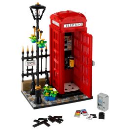 LEGO Ideas Cabina Telefónica Roja de Londres 21347, Juego de Construcción, 1460 Piezas, Multicolor