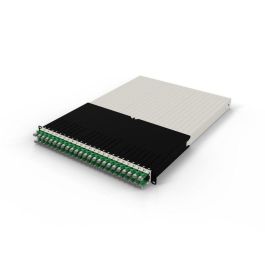 PATCHBOX patchbox.one Sistema de Gestión de Cables para Rack 30RU STP, Cat.6a, 24 Cables Retráctiles, Verde