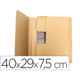 Q-connect Caja Carton Kraft Canal Simple 400x290x75 mm Reciclado Precio: 9.5000004. SKU: B19GTQ7B3G