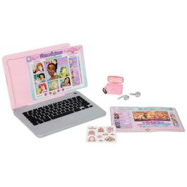 JAKKS PACIFIC Ordenador Portátil Princesas Disney con Auriculares y Accesorios de Juego