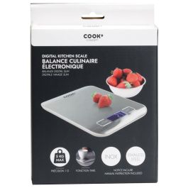 Cook Concept Balanza Digital Cocina 5 Kg Precisión 1 gr Pantalla LCD G/Oz/Lb/Ml