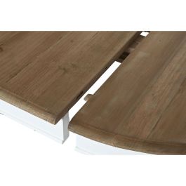 Mesa de Comedor Home ESPRIT Blanco Abeto 100 x 100 x 78 cm