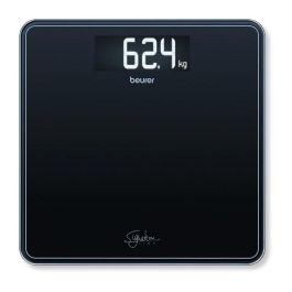 Beurer GS-400 Báscula Digital de Vidrio Negra - Pantalla LCD, 200 kg Beurer GS-400 Báscula Digital de Vidrio Negra - Pantalla LCD, 200 kg