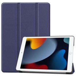 CoreParts Cover For iPad 7/8/9 (2019-2021) 10.2inch Tri-fold Caster Hard Shell Cover with Auto Wake Function - Dark Blue Precio: 12.89000053. SKU: B1DR8VJ3QJ