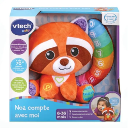 Vtech Baby Peluche Noa Cuenta Conmigo Panda Rojo Interactivo Colores Emociones 6-36 Meses
