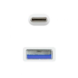 Nanocable 10.01.4001-L150-W Cable USB-C a USB-A USB 3.1 Gen2 10Gbps 3A 1.5m Blanco Compatible Thunderbolt 3 Certificado USB-IF Nanocable 10.01.4001-L150-W Cable USB-C a USB-A USB 3.1 Gen2 10Gbps 3A 1.5m Blanco Compatible Thunderbolt 3 Certificado USB-IF