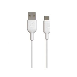 muvit for change cable USB a Tipo C 3A/27W 0.2m blanco