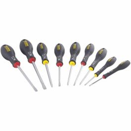 STANLEY FATMAX FMHT65439-0 Juego de 10 Destornilladores para Electricista, Mecánico, Phillips y Probador