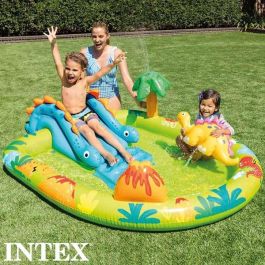 Piscina hinchable centro de juegos dinosaurios (capacidad 143 litros) (+ 2 años) 191x152x58 cm Piscina hinchable centro de juegos dinosaurios (capacidad 143 litros) (+ 2 años) 191x152x58 cm