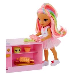 Set de juego rainbow high little dessert. tienda de dulces con kit de pasteleria con una muñeca exclusiva 20,3x29,20x13,46 cm Set de juego rainbow high little dessert. tienda de dulces con kit de pasteleria con una muñeca exclusiva 20,3x29,20x13,46 cm