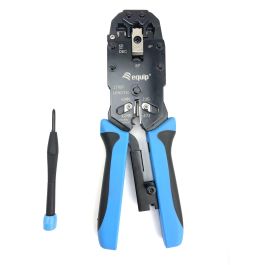 EQUIP Herramienta para prensar RJ45 8P8C, RJ-11, RJ-12, 4P/2C, 4P/4C, 6P/4C 12940907101 Precio: 38.50000022. SKU: B1D5FKPMN2