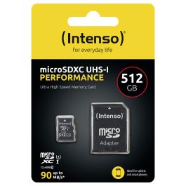 Intenso 3424493 MicroSD 512GB UHS-I Clase 10 U1 Tarjeta de Memoria