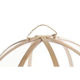 DKD Home Decor Cubreplatos Balines Bambú Natural 35x35x22 cm Set de 2 DKD Home Decor Cubreplatos Balines Bambú Natural 35x35x22 cm Set de 2