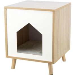 Refugio - TRIXIE - Isa - Aspecto madera - 40 x 50 x 40 cm - Marrón claro / Blanco Precio: 73.78999991. SKU: B155X75QGP