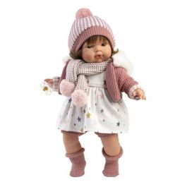 Llorens Muñeca Lola Llorona 38cm con Cuerpo de Tela y Mecanismo de Sonido, Pilas Incluidas para Niños +3 Años Llorens Muñeca Lola Llorona 38cm con Cuerpo de Tela y Mecanismo de Sonido, Pilas Incluidas para Niños +3 Años