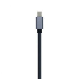 Aisens Conversor USB 3.1 Gen1 USB-C a Ethernet Gigabit 10/100/1000 Mbps + Hub 3x USB 3.0 Gris 15 cm - Compatible con Windows, Mac, Linux