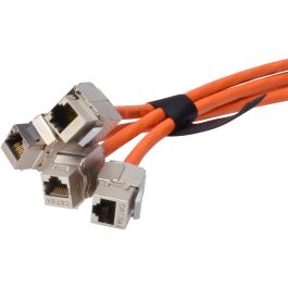 Digitus Cinta de gancho y bucle para cableado estructurado, 20mm ancho, 10m rollo, negro
