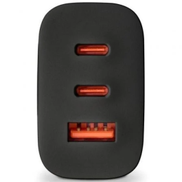 NGS BUD65W Cargador de Pared GaN 65W, 2xUSB Tipo-C, 1xUSB Tipo-A