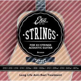EKO Juego Acústica Bronze 80/20 Light (12St,) 10-47 Cuerdas Precio: 7.805952. SKU: B1E6MP43LV